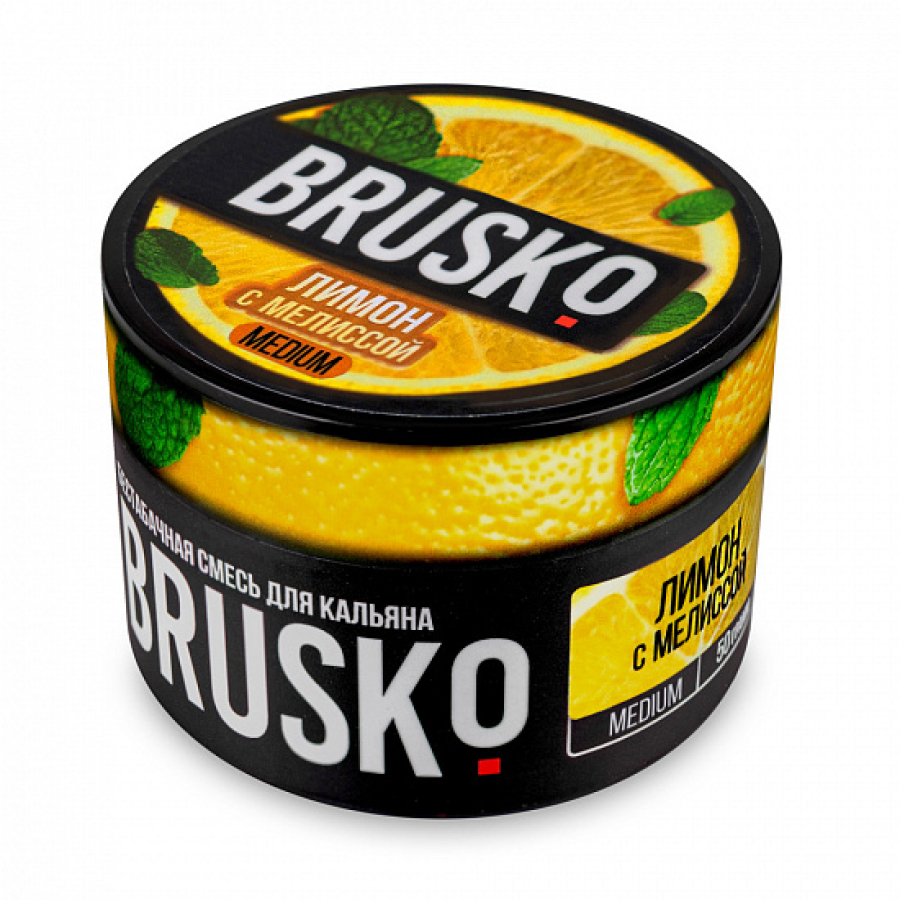 Смесь Brusko Medium Лимон мелисса 50 грамм