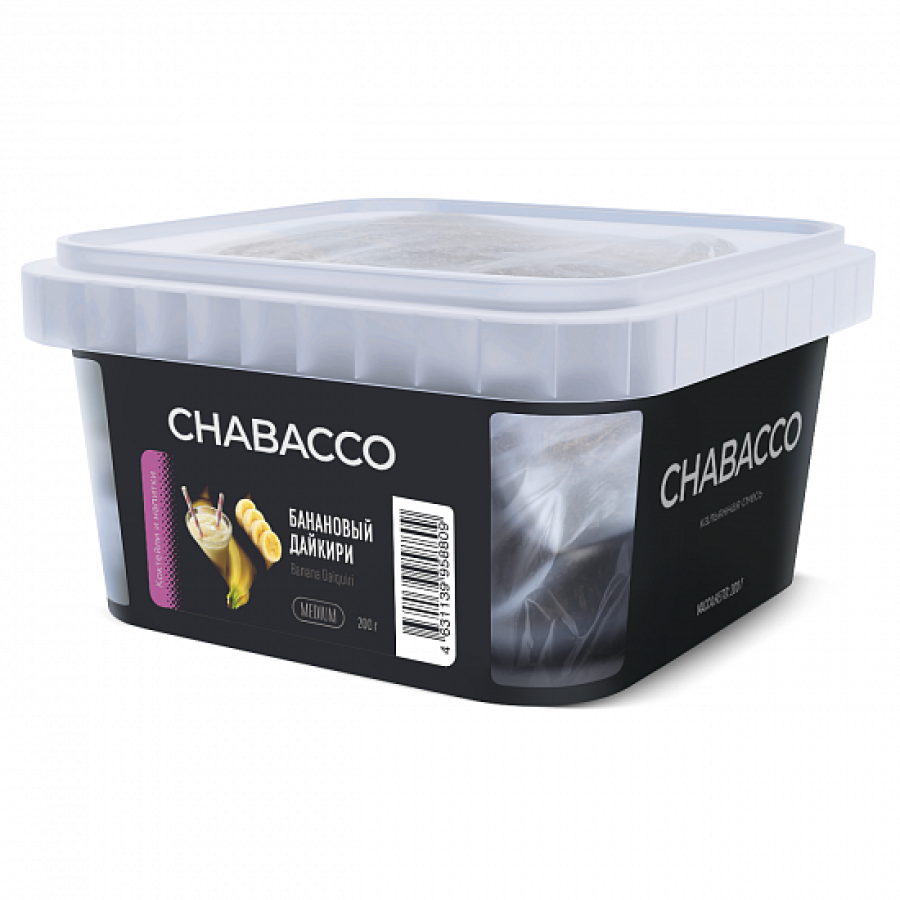 Смесь Chabacco Medium Banana Daiquiri (Банановый Дайкири) 200 гр
