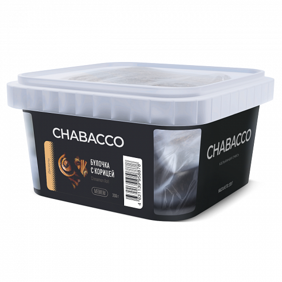 Смесь Chabacco Medium Cinnamon Roll (Булочка с Корицей) 200 гр