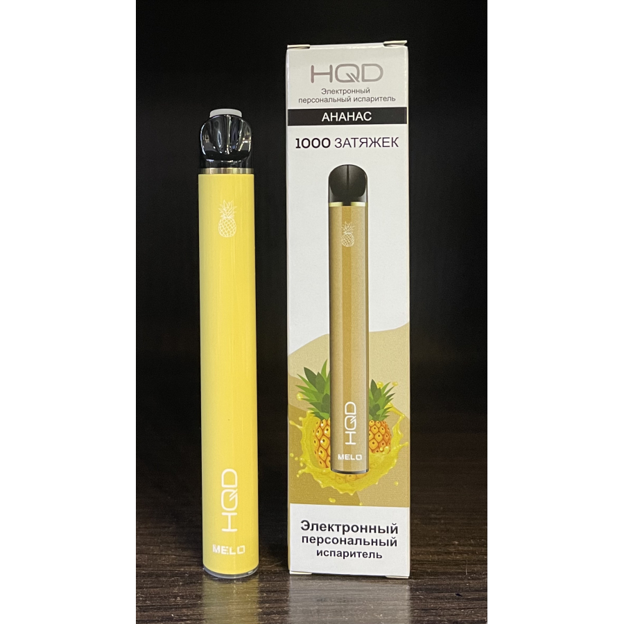 HQD melo pineapple (ананас) 1000 затяжек