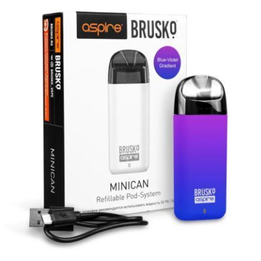 Brusko MINICAN 2 (400 мАч, Синий,фиолетовый)
