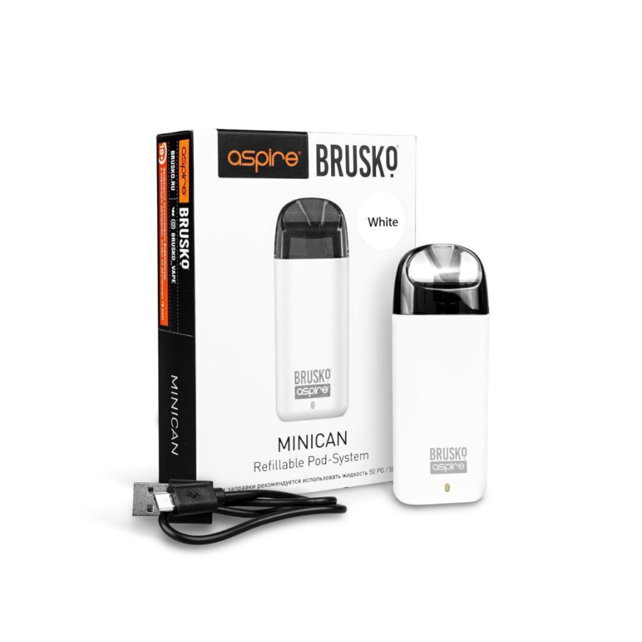 Brusko MINICAN plus (850 мАч, Белый)