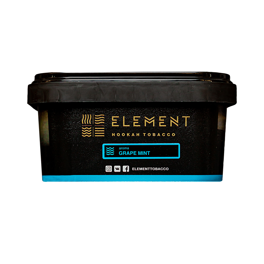 Табак Element Water Grape Mint 200 грамм