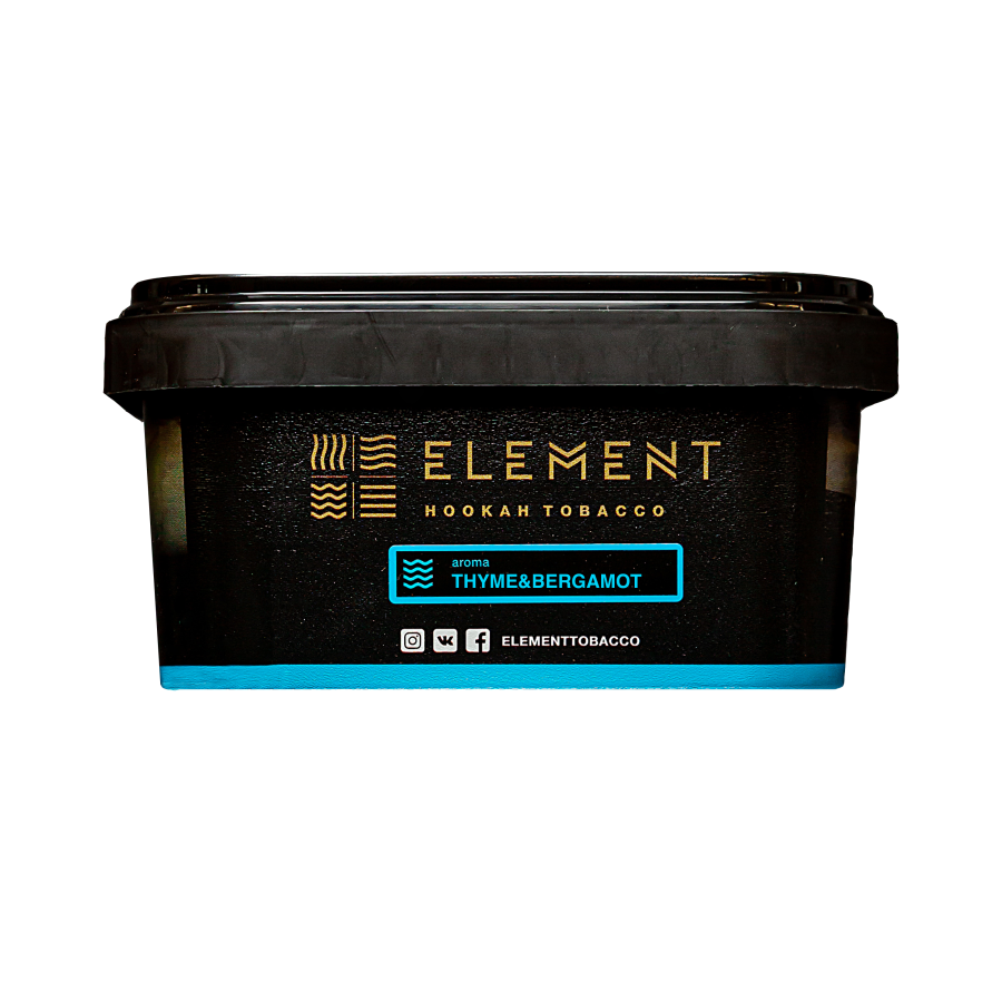 Табак Element Water Thyme Bergamot 200 грамм