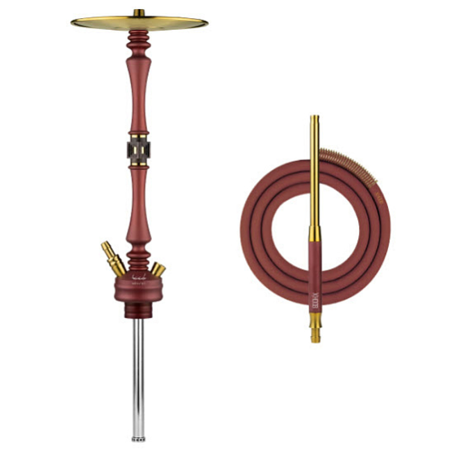 Кальян HOOB Mars Mini Wine Red (72 см)