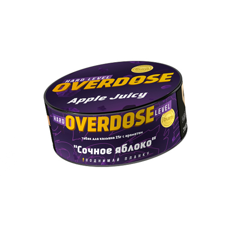 Табак OVERDOSE APPLE JUICY 25 гр