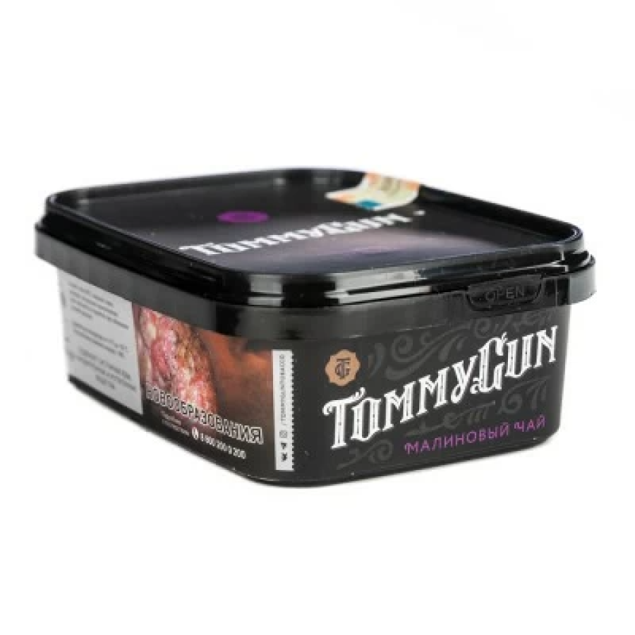 Табак Tommy Gun Raspberry Ice Tea (Малиновый Холодный Чай) 100 гр