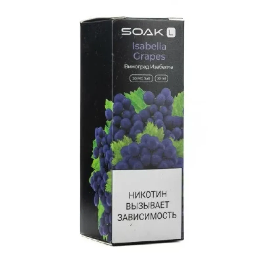 Жидкость SOAK L Isabella Grapes 30 мл