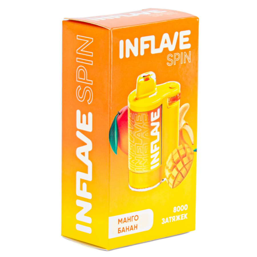 INFLAVE SPIN Манго банан (8000 затяжек)