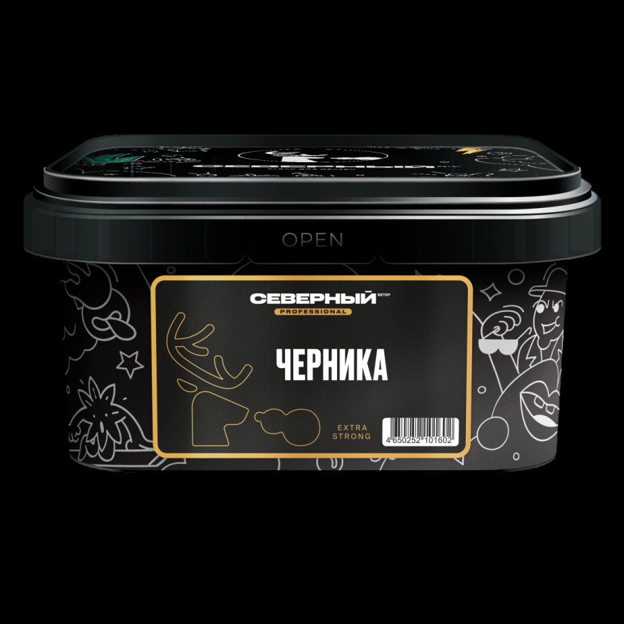 Табак Северный Professional Черника  250 грамм