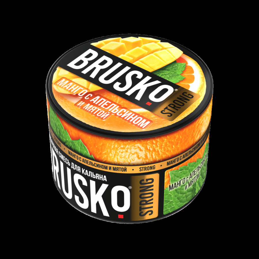 Смесь Brusko Strong манго с апельсином и мятой  50 гр