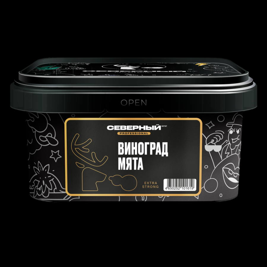 Табак Северный Professional Виноград Мята  250 грамм