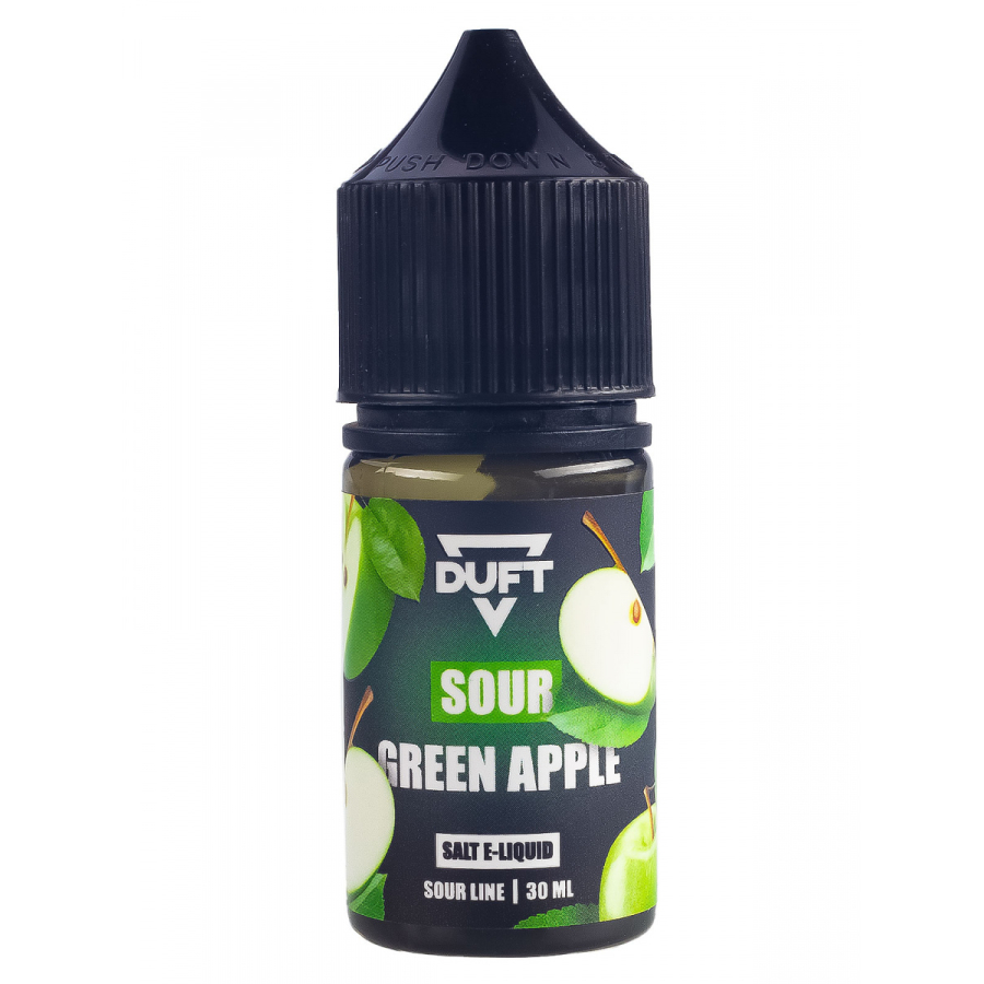 Жидкость Duft Sour Line Salt 20 Green Apple 30 Мл