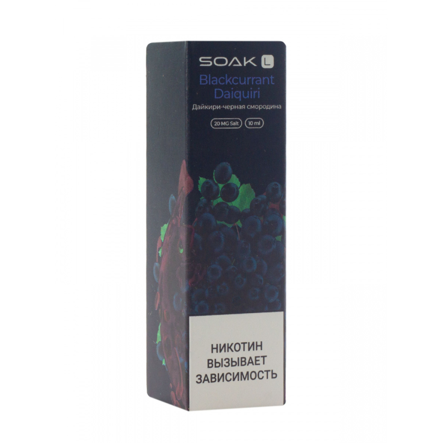 Жидкость Soak Blackcurrant Daiquiri 10 Мл 2 Мг