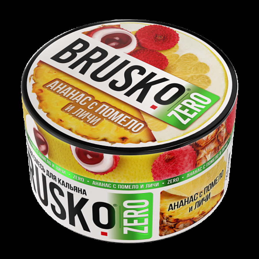 Смесь Brusko Ананас С Помело И Личи (Zero)  250 гр