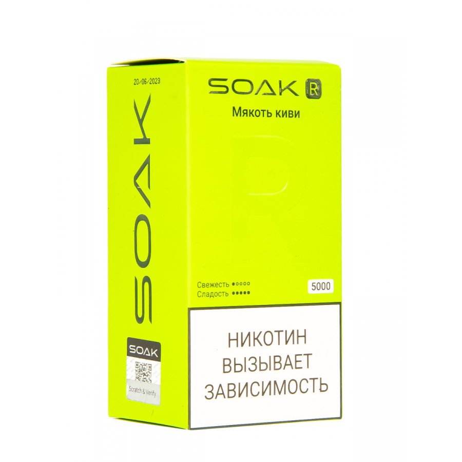 Soak R Мякоть Киви 5000 Затяжек