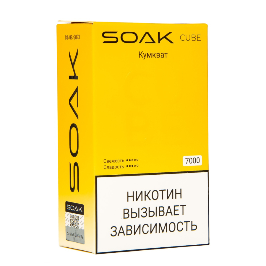 Soak Cube Кумкват 7000 Затяжек