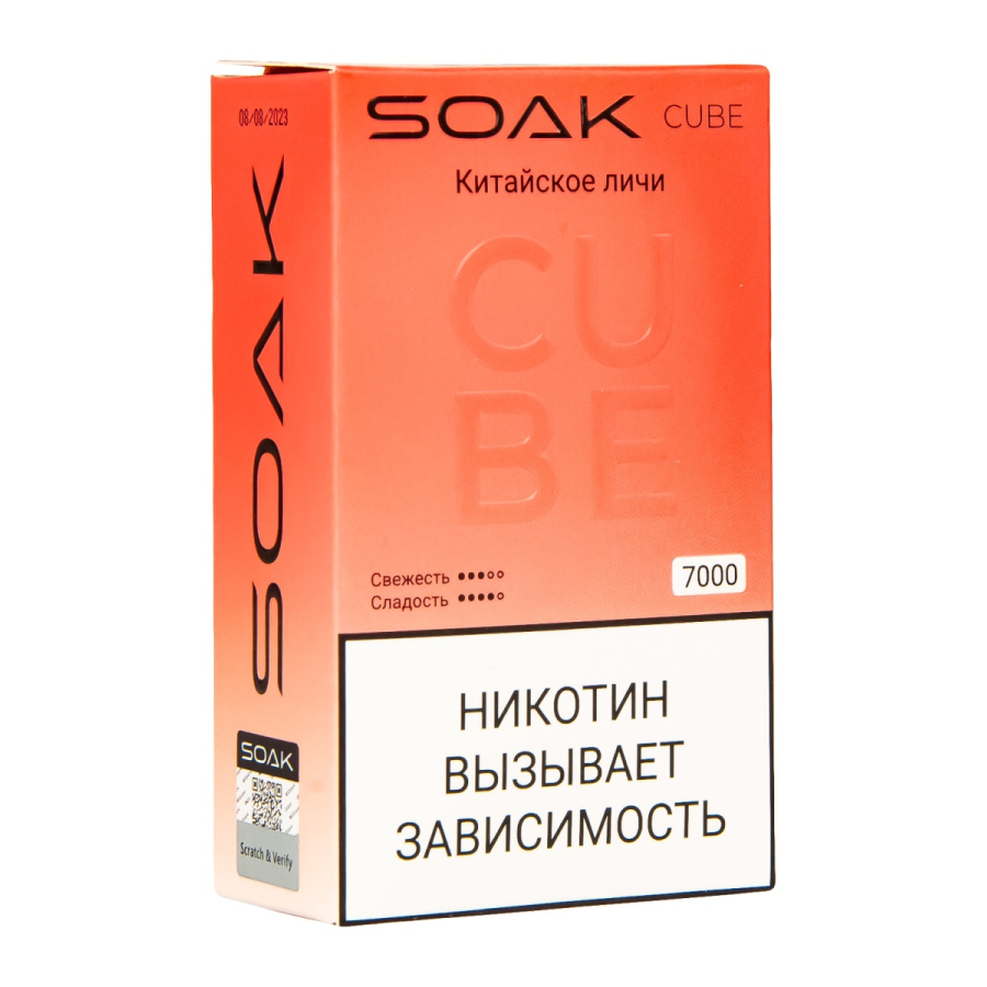 Soak Cube Китайское Личи 7000 Затяжек