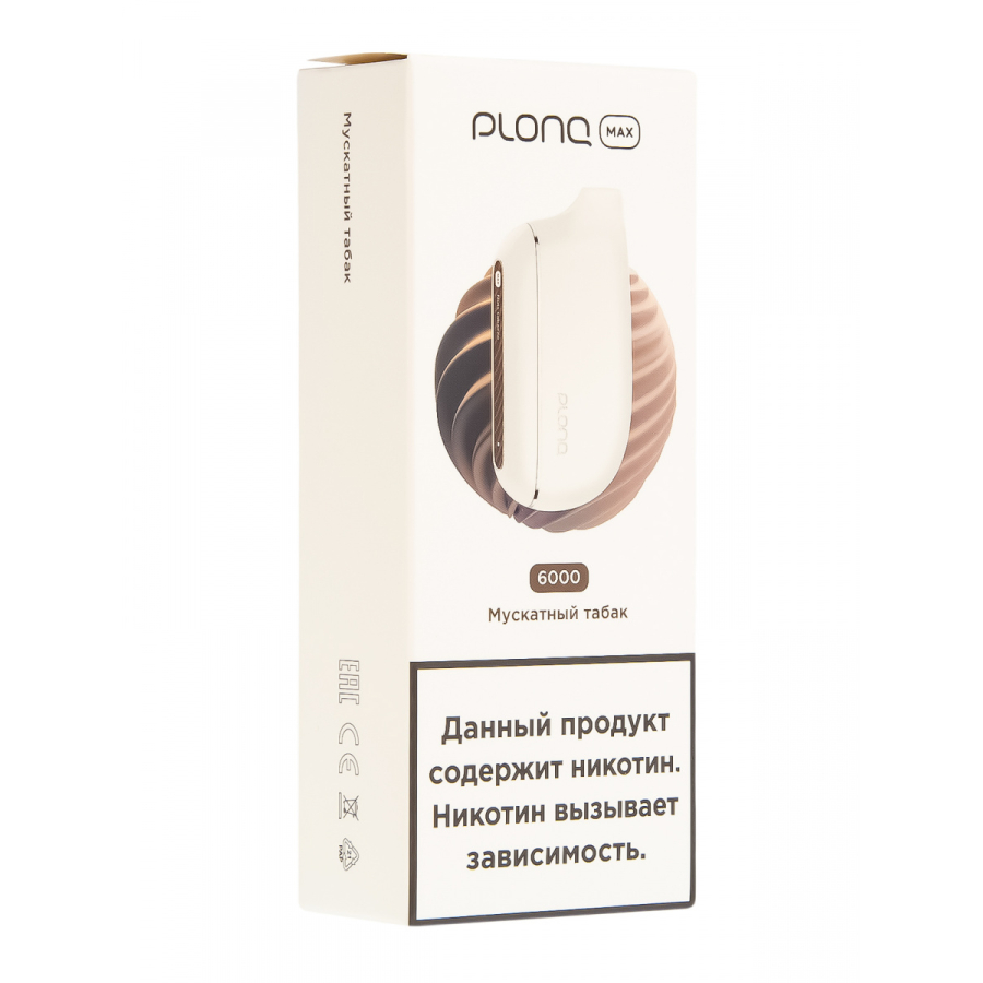Plonq Max Мускатный Табак (6000 Затяжек) 20 Мг
