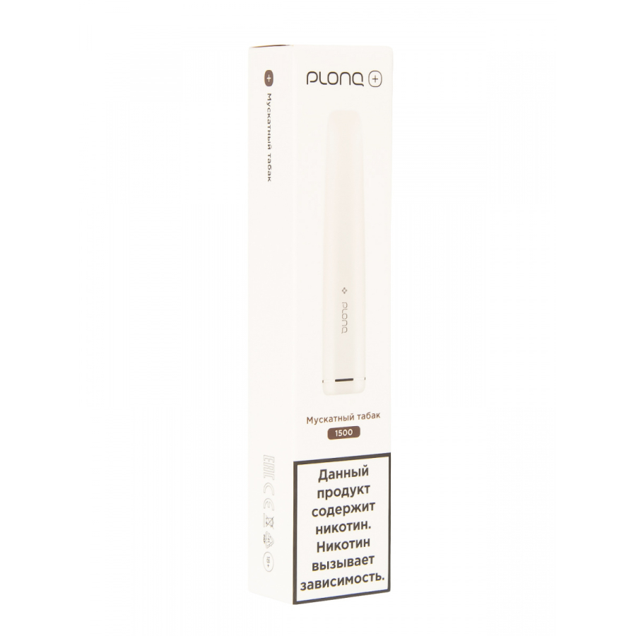 Plonq Plus Мускатный Табак (1500 Затяжек) 20 Мг
