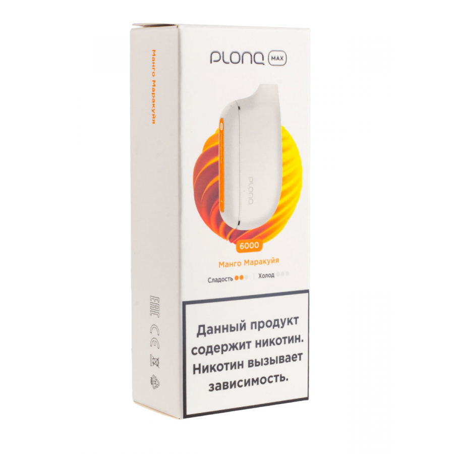 Plonq Max Манго Маракуйя (6000 Затяжек) 20 Мг