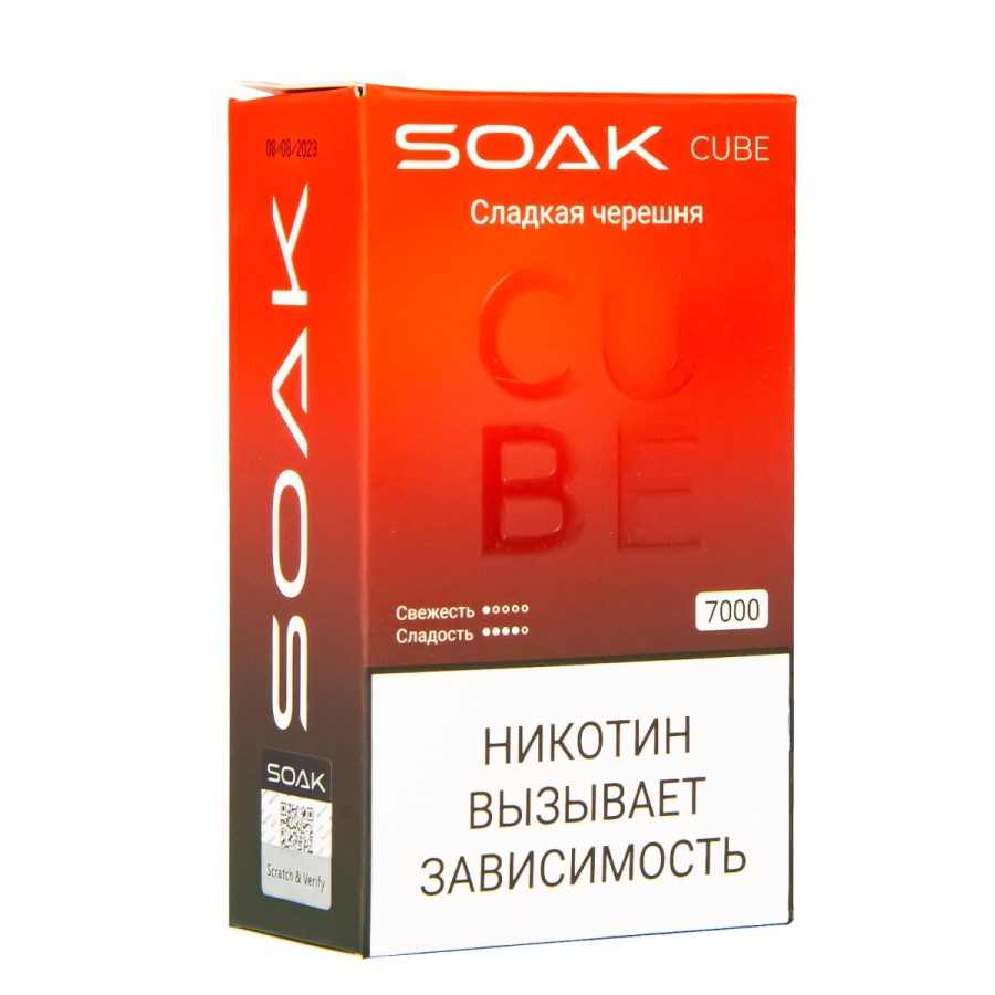 Soak Cube Сладкая Черешня 7000 Затяжек