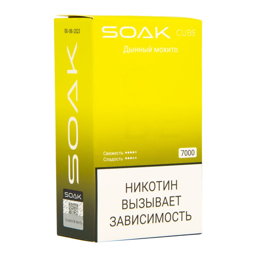 Soak Cube Дынный Мохито 7000 Затяжек
