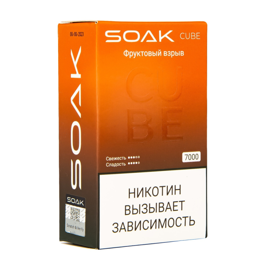 Soak Cube Фруктовый Взрыв 7000 Затяжек