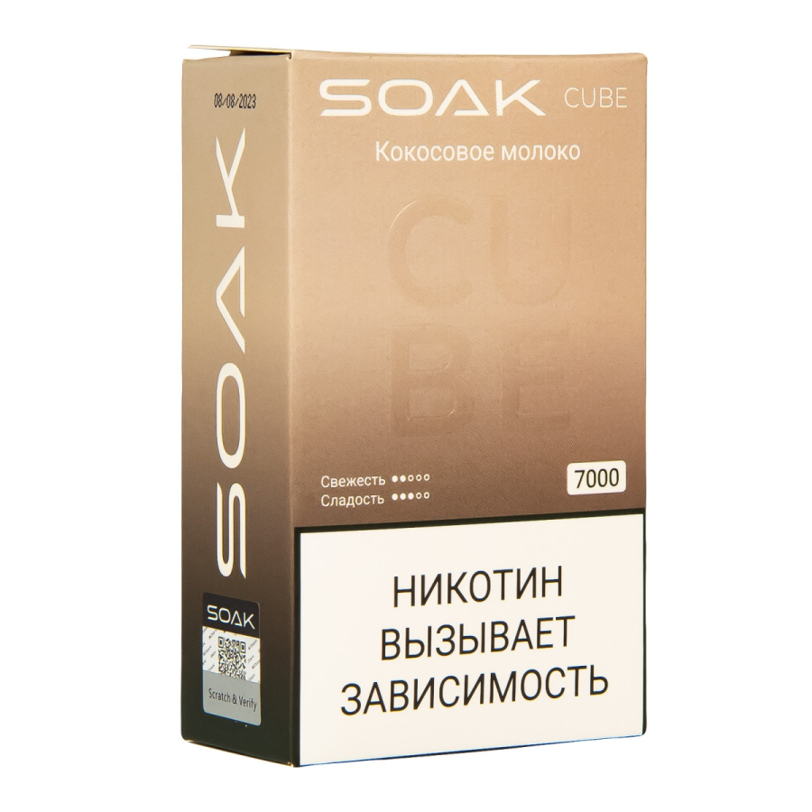 Soak Cube Кокосовое Молоко 7000 Затяжек