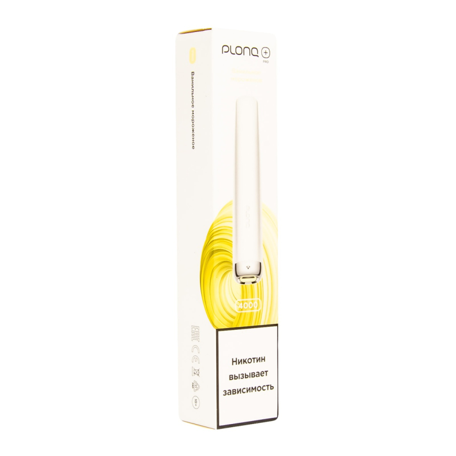 Plonq Plus Pro Ванильное Мороженое (4000 Затяжек) 20 Мг