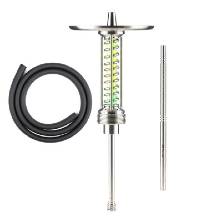 Кальян Bsp Hookah Cybertank Yellow Green Chrome