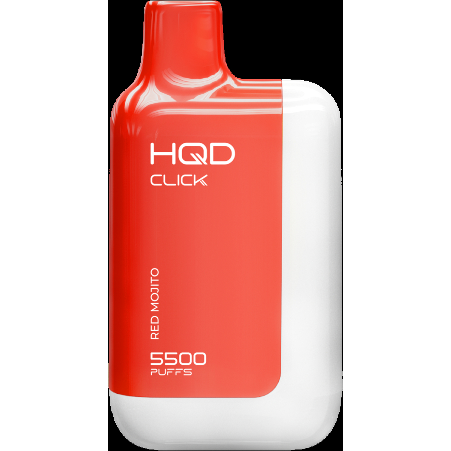 POD-система Hqd Click Устройство + Картридж Красный Мохито (5500 Затяжек)