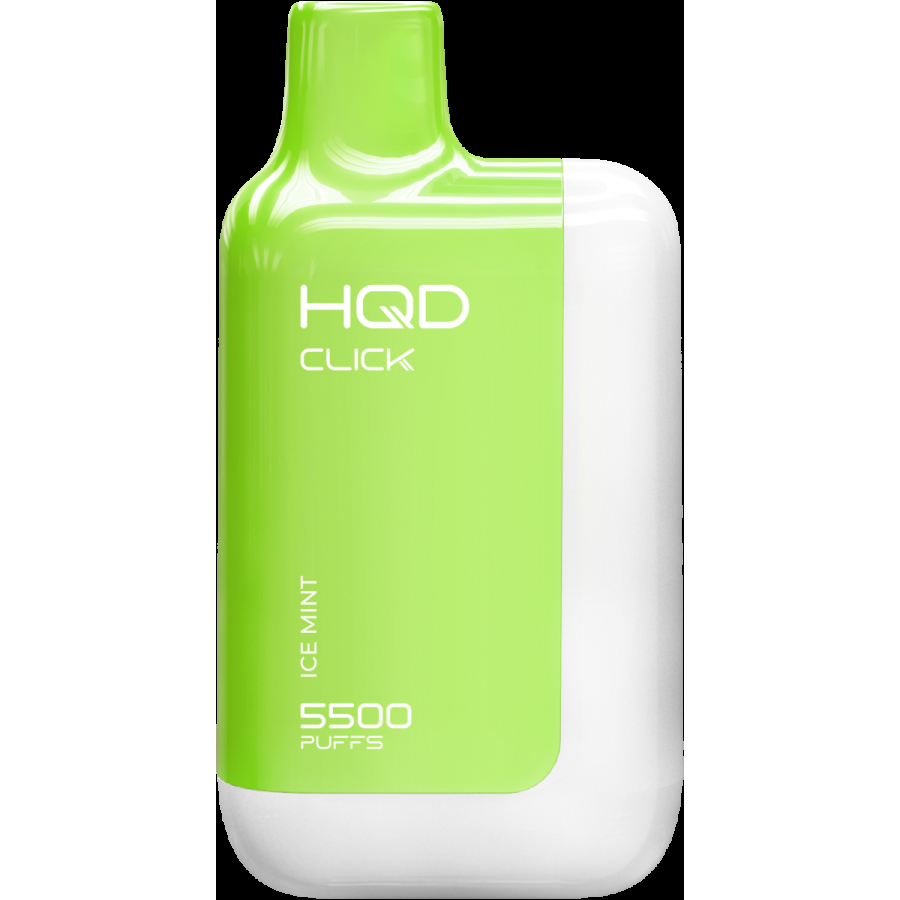 POD-система Hqd Click Устройство + Картридж Ледяная Мята (5500 Затяжек)