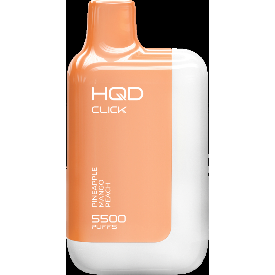 POD-система Hqd Click Устройство + Картридж Ананас Манго Персик (5500 Затяжек)