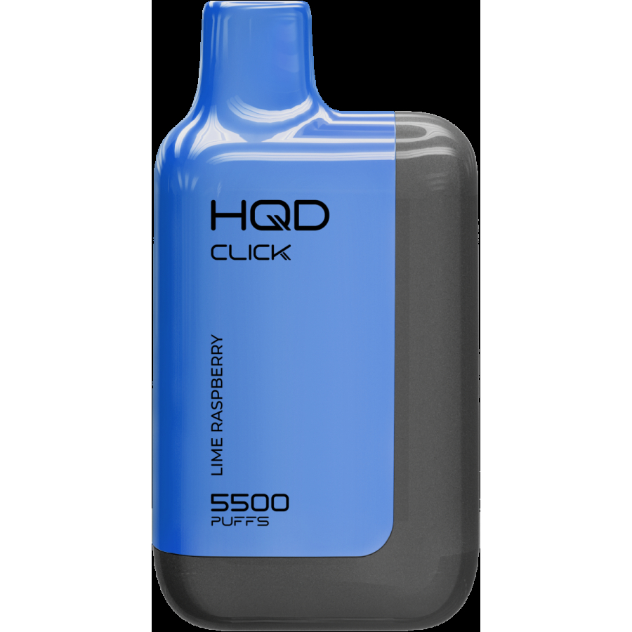 POD-система Hqd Click Устройство + Картридж Лайм Малина (5500 Затяжек)