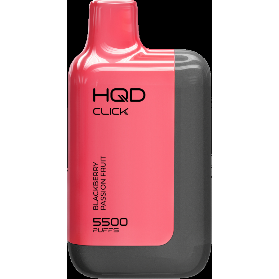 POD-система Hqd Click Устройство + Картридж Ежевика Мараккуйя (5500 Затяжек)