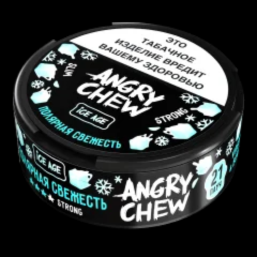 Жевательный табак  Angry Chew  Полярная Свежесть Slim Strong 12 грамм
