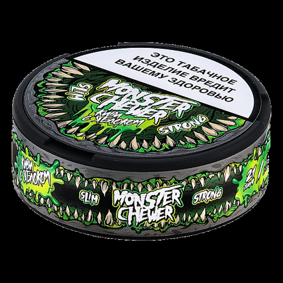 Жевательный табак  Monster Chewer  Киви С Яблоком 10 грамм