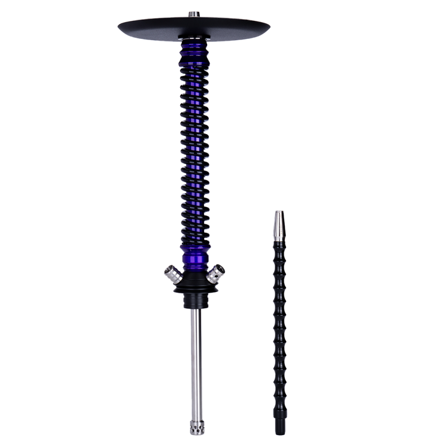 Кальян Mamay Customs Coilovers Фиолетовый Лак Черный