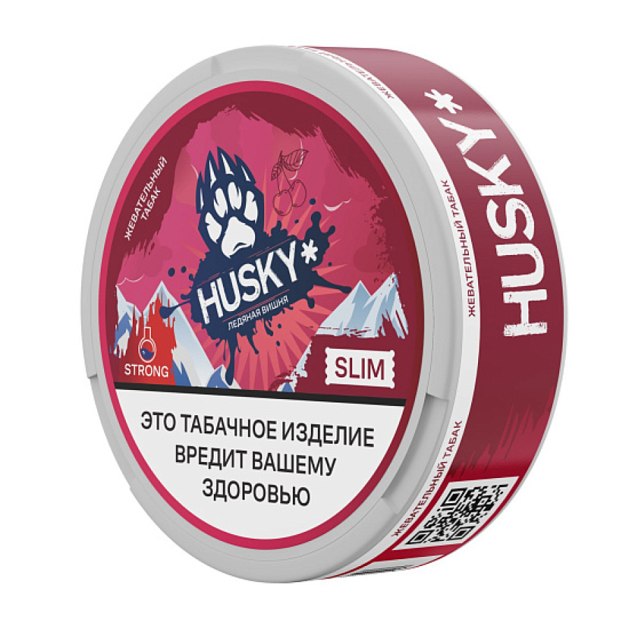 Жевательный табак Husky Strong Slim Cherry 10 грамм