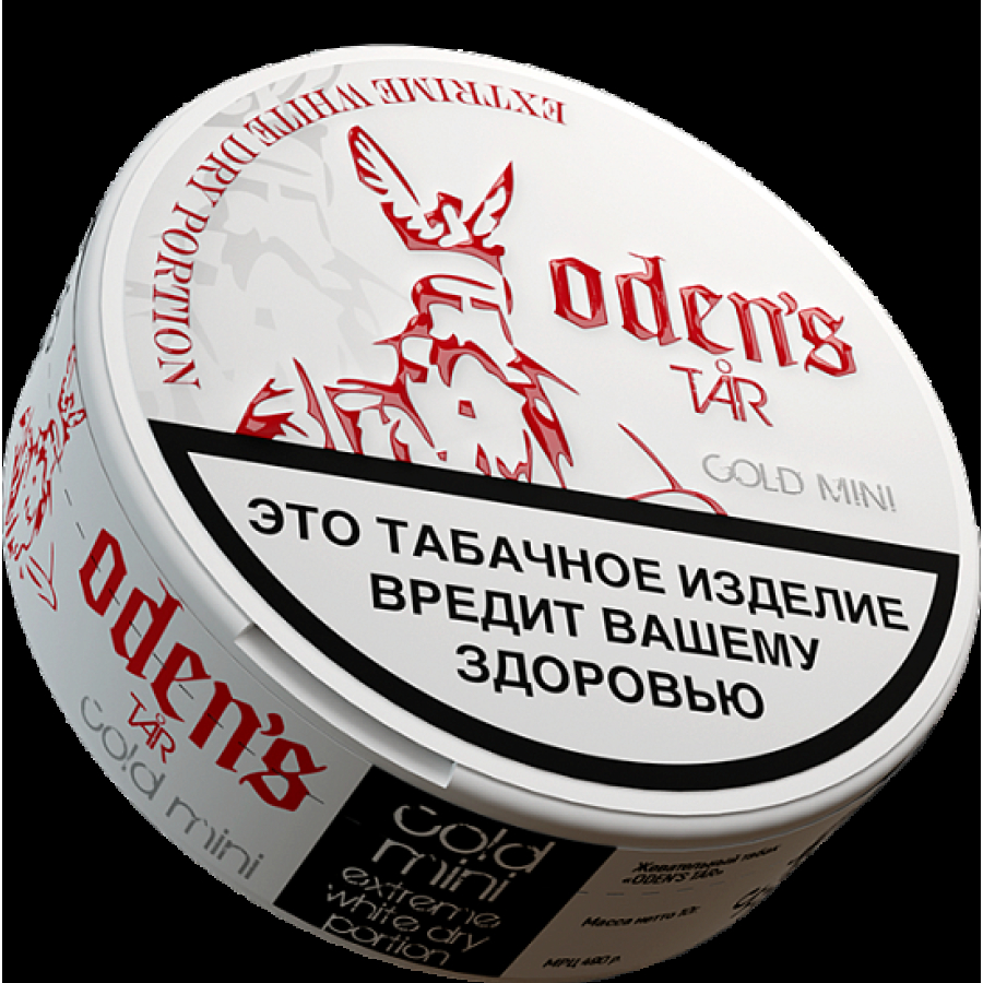 Жевательный табак Odens Tar  Cold  Mini 10 грамм