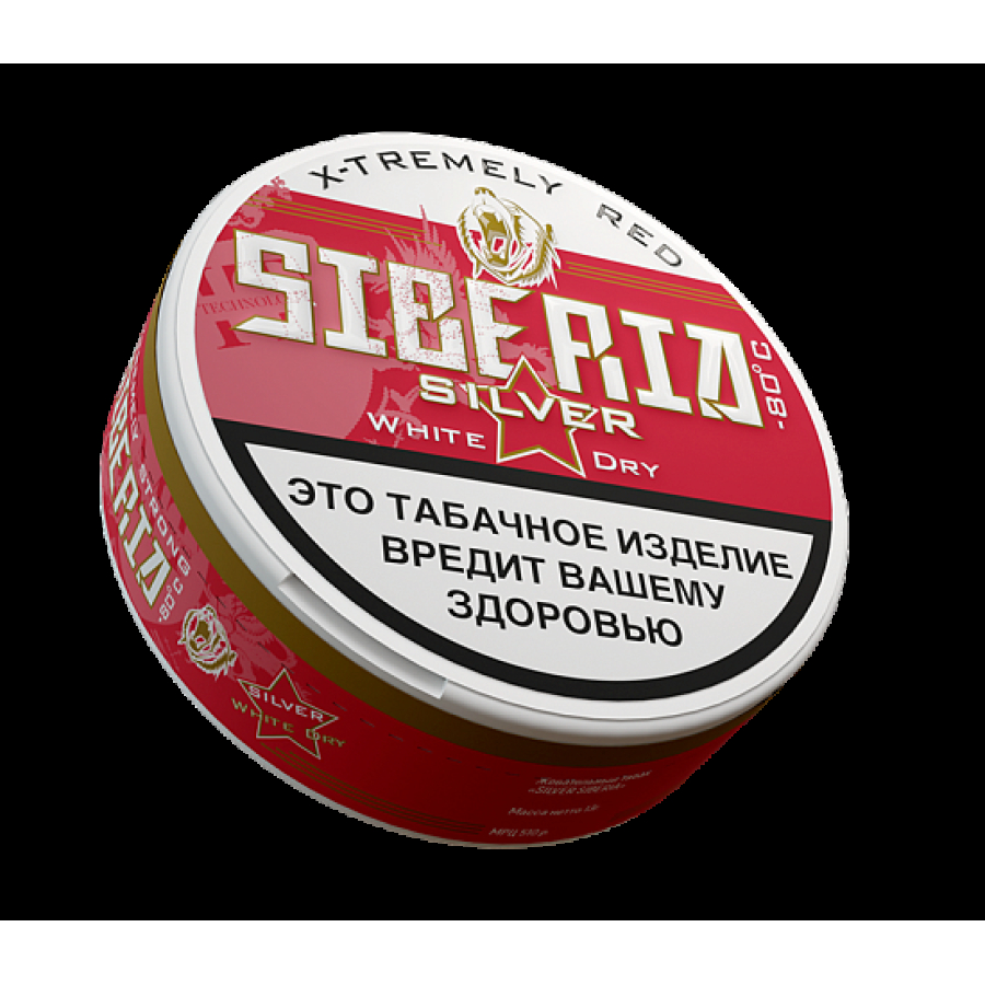 Жевательный табак Siberia Silver  White Dry 16 грамм