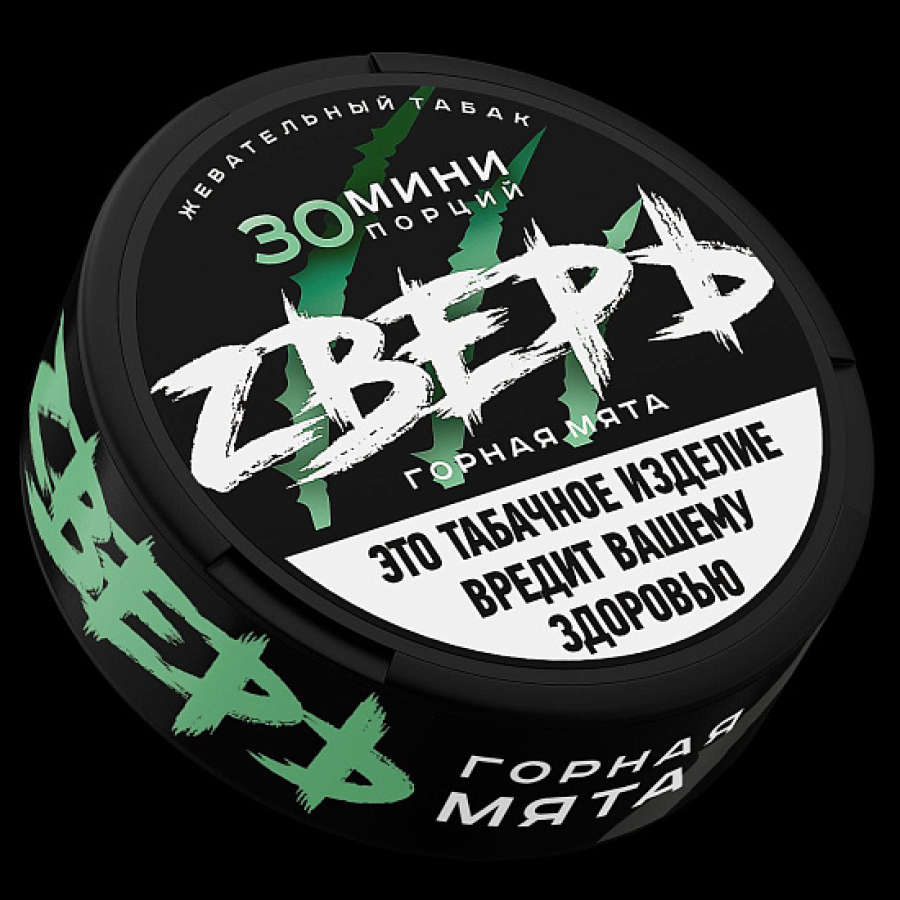 Жевательный табак Zверь Горная Мята 10 грамм