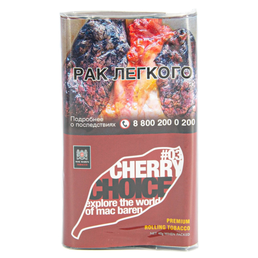 Курительный табак Mac Baren Cherry Choice 40 грамм
