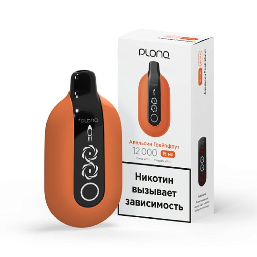 Электронка Plonq Ultra Апельсин Грейпфрут 12000 затяжек