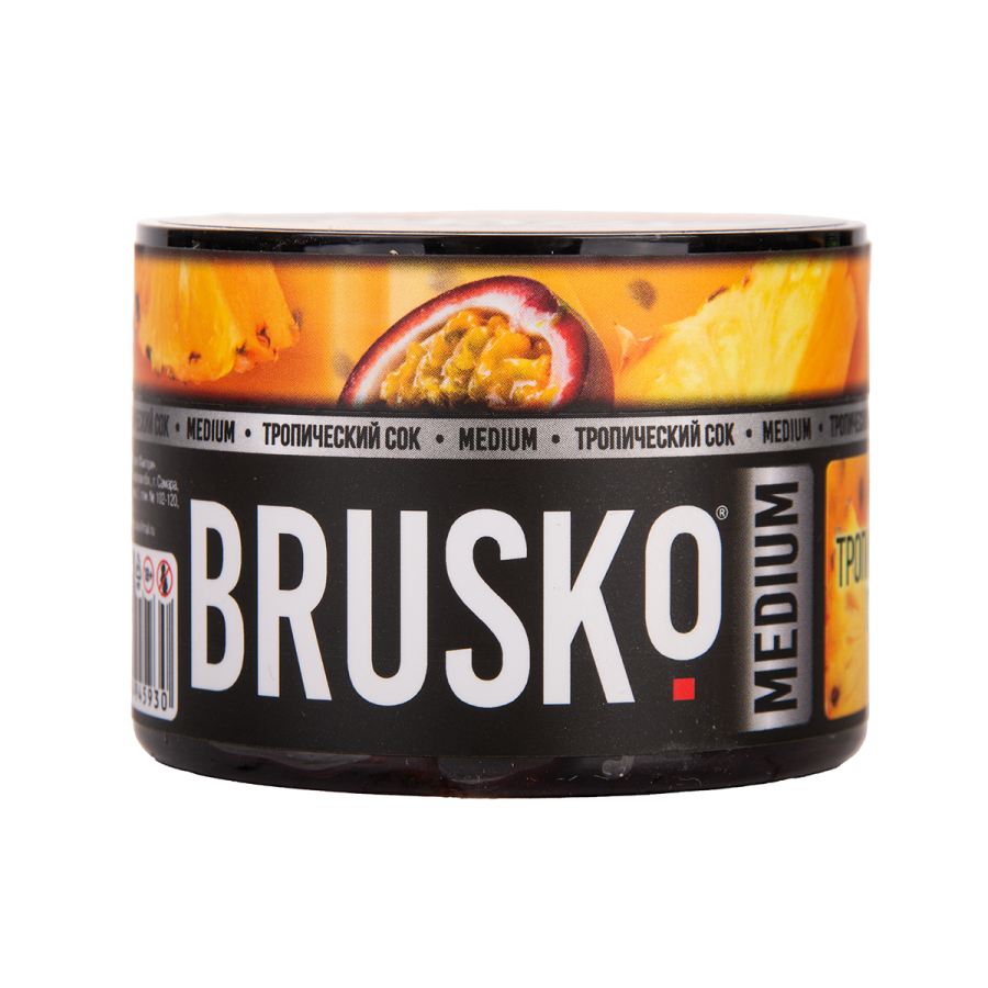 Бестабачная смесь Brusko Zero Тропический Сок 50 грамм