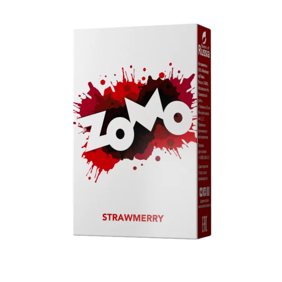 Табак ZOMO Strawmerry 50 грамм